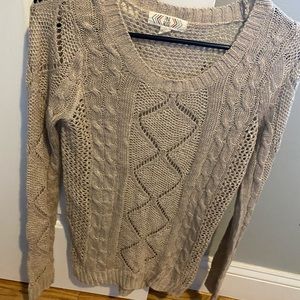 Tan long sleeve sweater